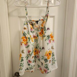 Torrid Butterfly Floral Babydoll Tank Top